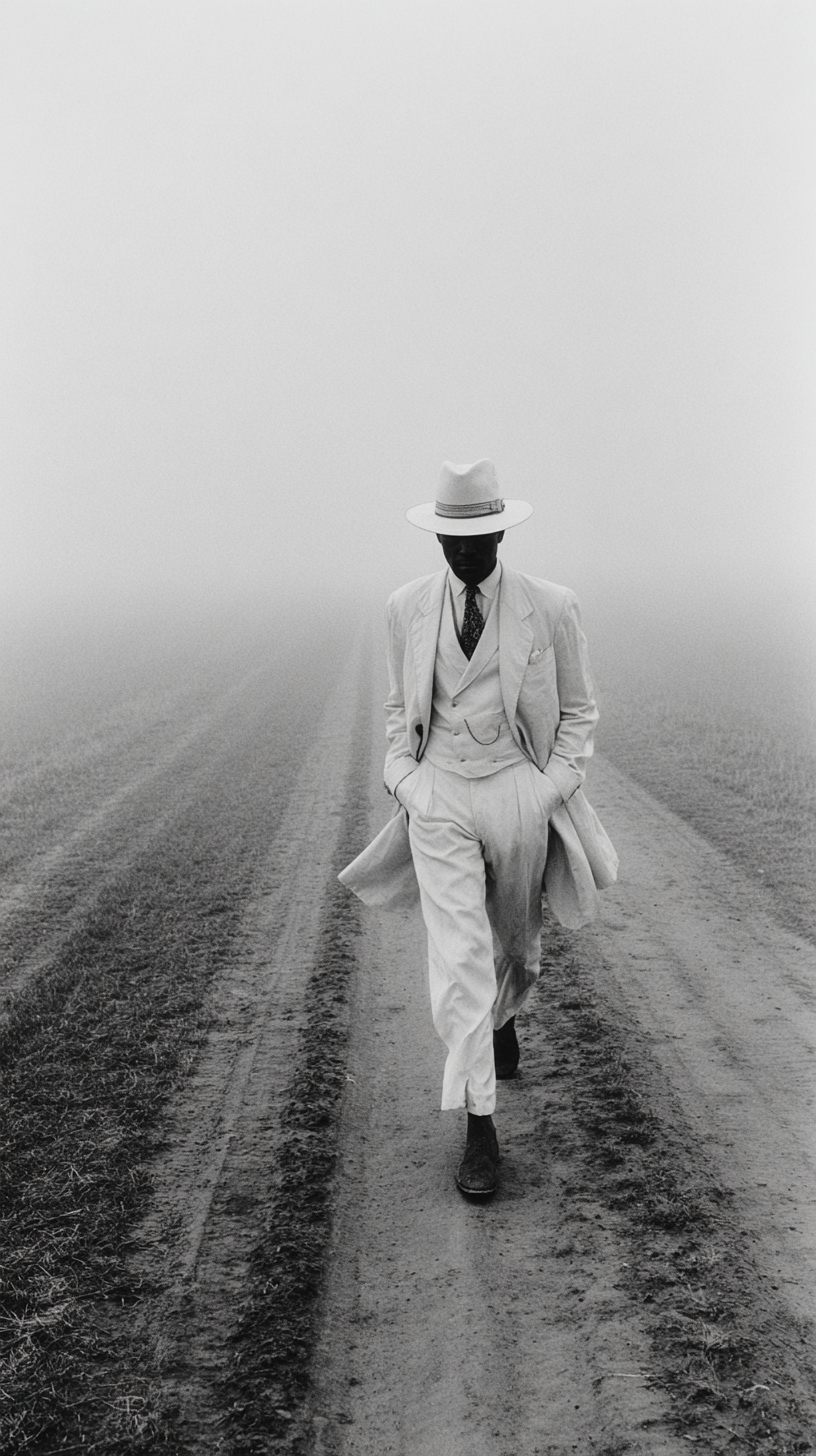 Fashion editorial — cowboy portrait
