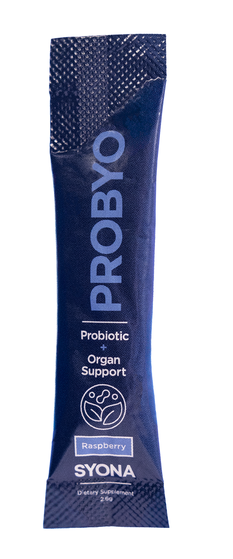 Before — plain product photo of a Probyo packet