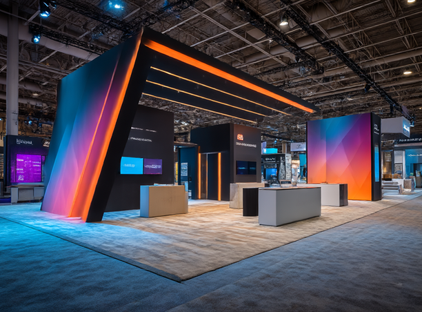 Impressive convention display booth designed by YATA