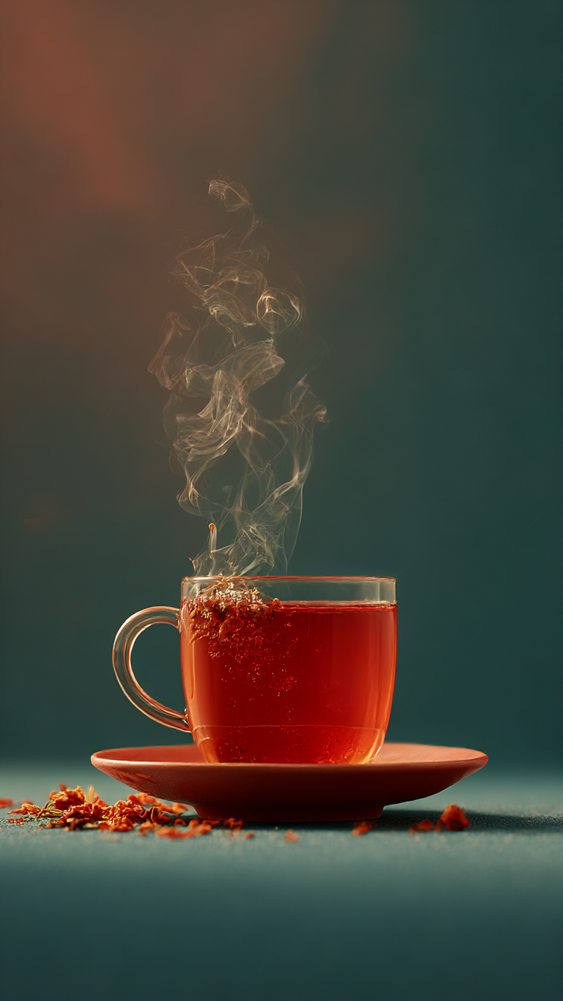 Tea product photography